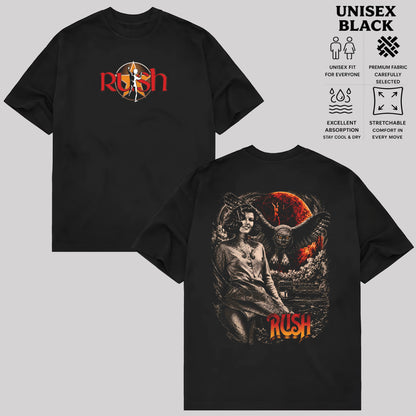 Vintage 1991 Rush Roll the Bones Concert T-shirt  & Hoodie