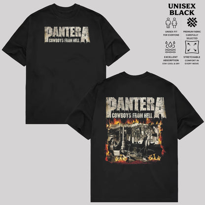 Pantera Double Sided Cowboys From Hell T-Shirt & Hoodie
