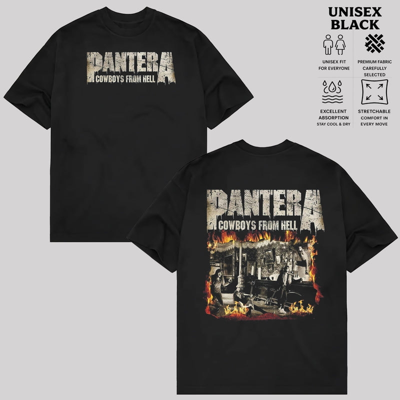 Pantera Double Sided Cowboys From Hell T-Shirt & Hoodie