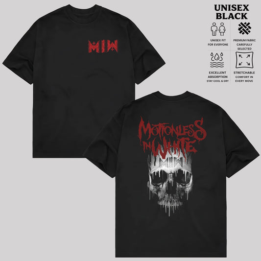 Motionless In White Skull Graphic T-Shirt & Hoodie