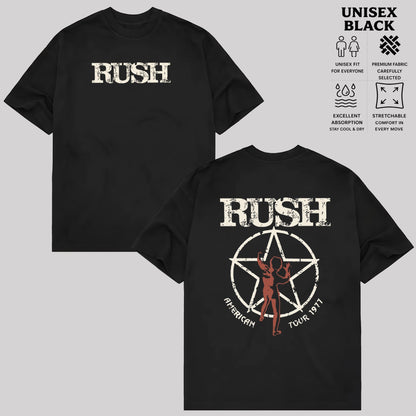 Rush American Tour 1977 T-Shirt & Hoodie