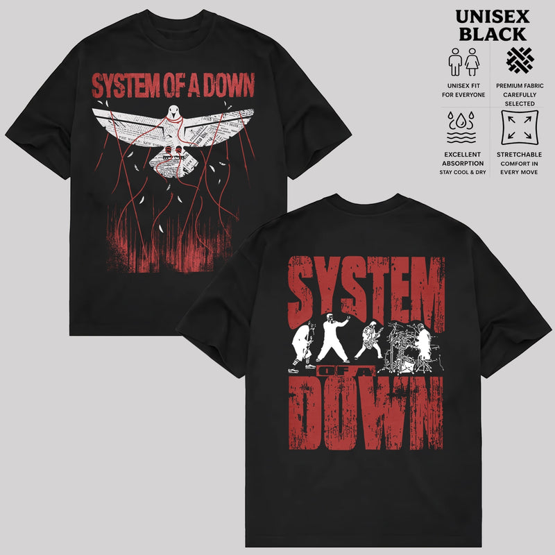 Vintage System of a Down Rock Band Shirt  & Hoodie