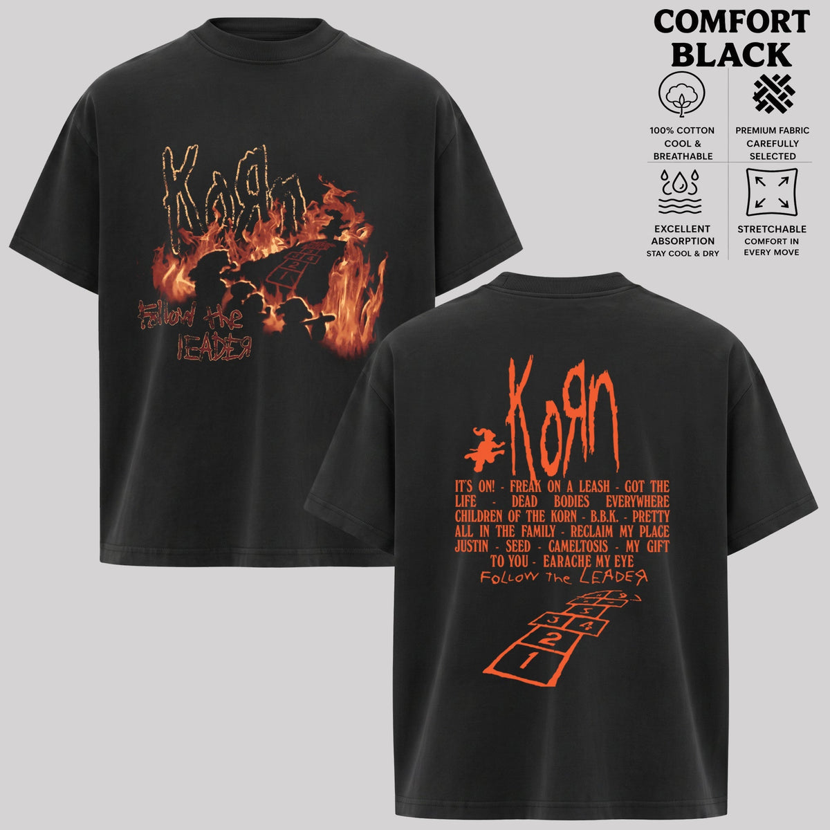 Vintage 90s vintage Korn band  T Shirt & Hoodie