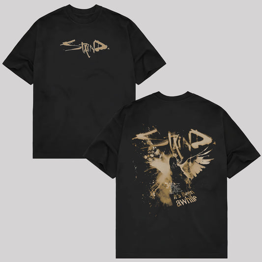 Retro Staind Band Angel Wings T-shirt & Hoodie