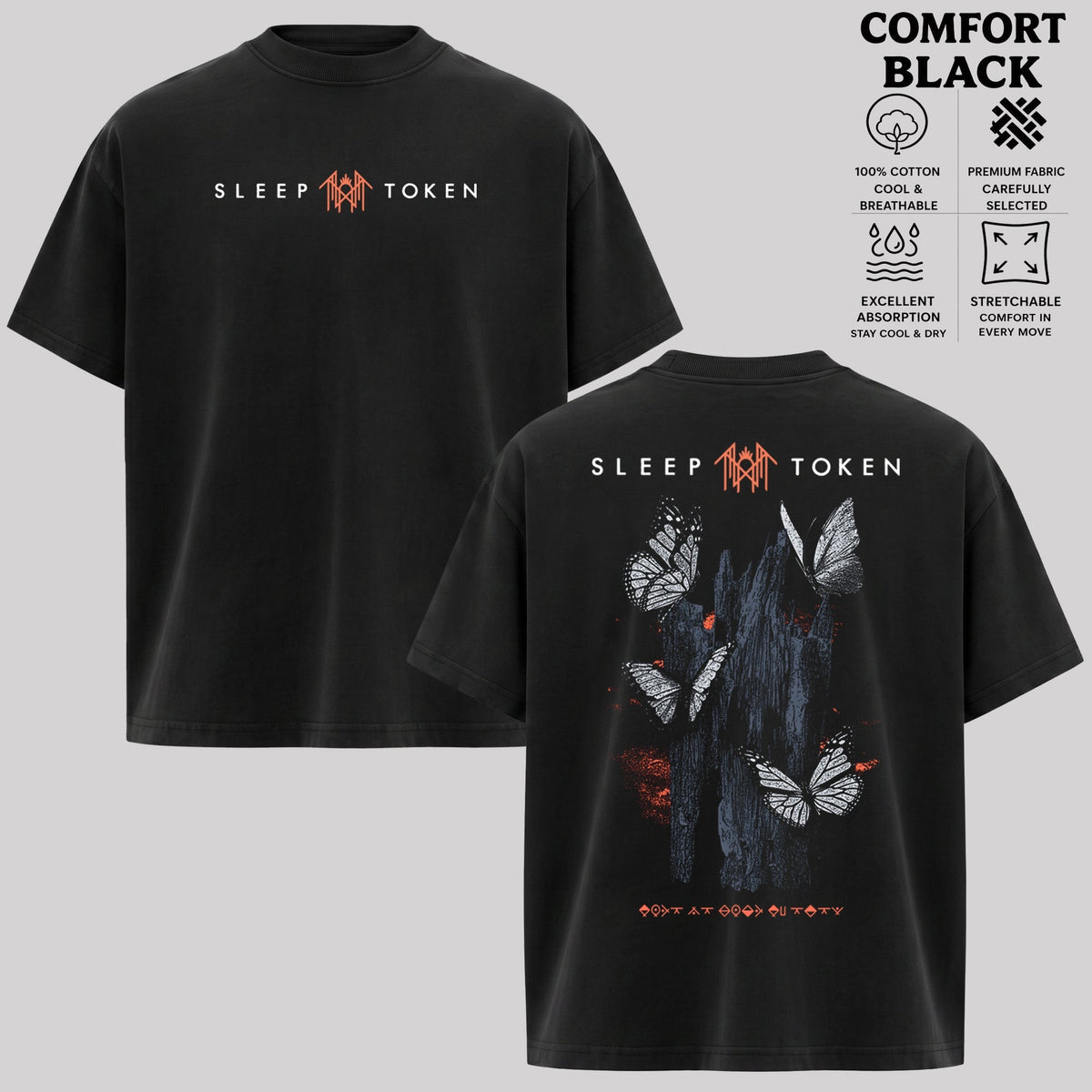 Sleep Token Butterfly Artwork T-Shirt & Hoodie
