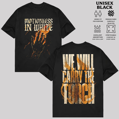 Motionless In White Carry The Torch Two Sided T-Shirt & Hoodie