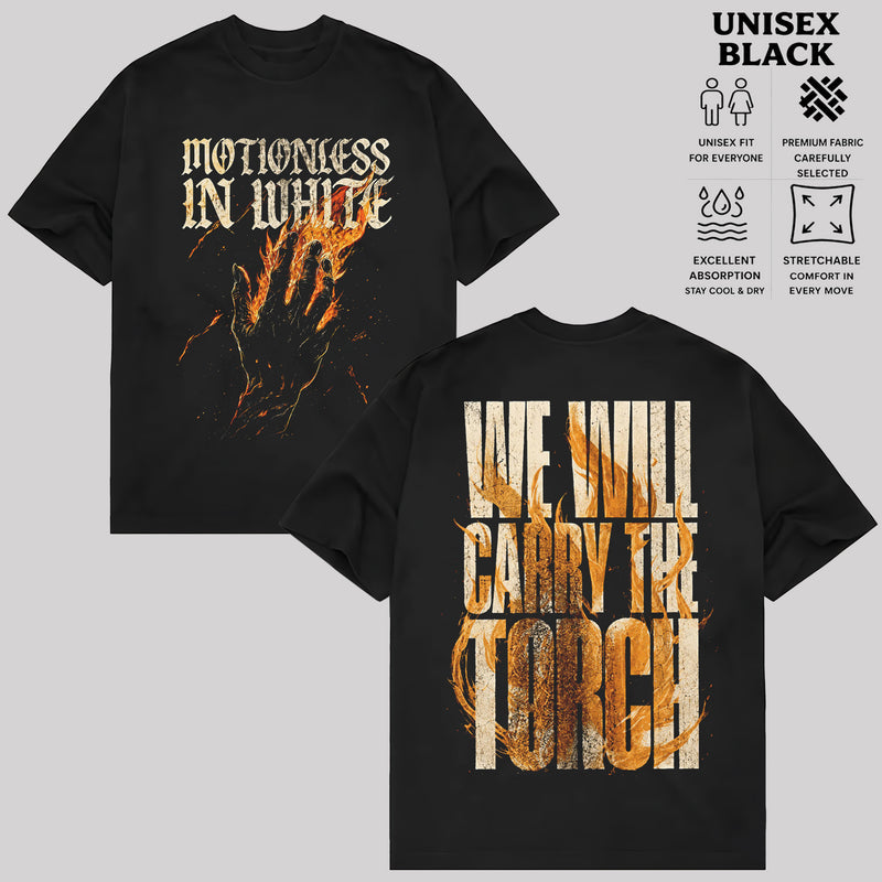 Motionless In White Carry The Torch Two Sided T-Shirt & Hoodie