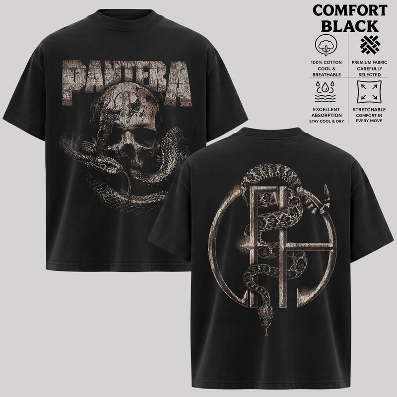 Pantera Vintage Skull Graphic T-Shirt & Hoodie