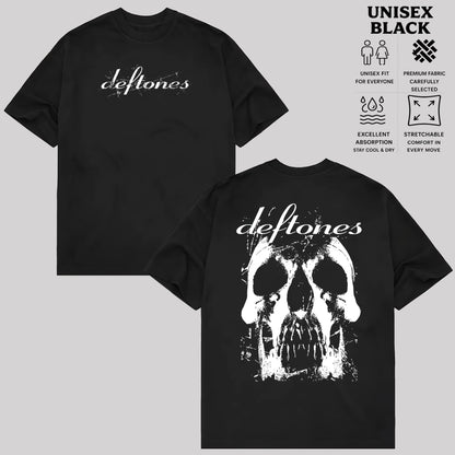 Vintage Deftones Men's Minerva Rose Skull T-shirt & Hoodie