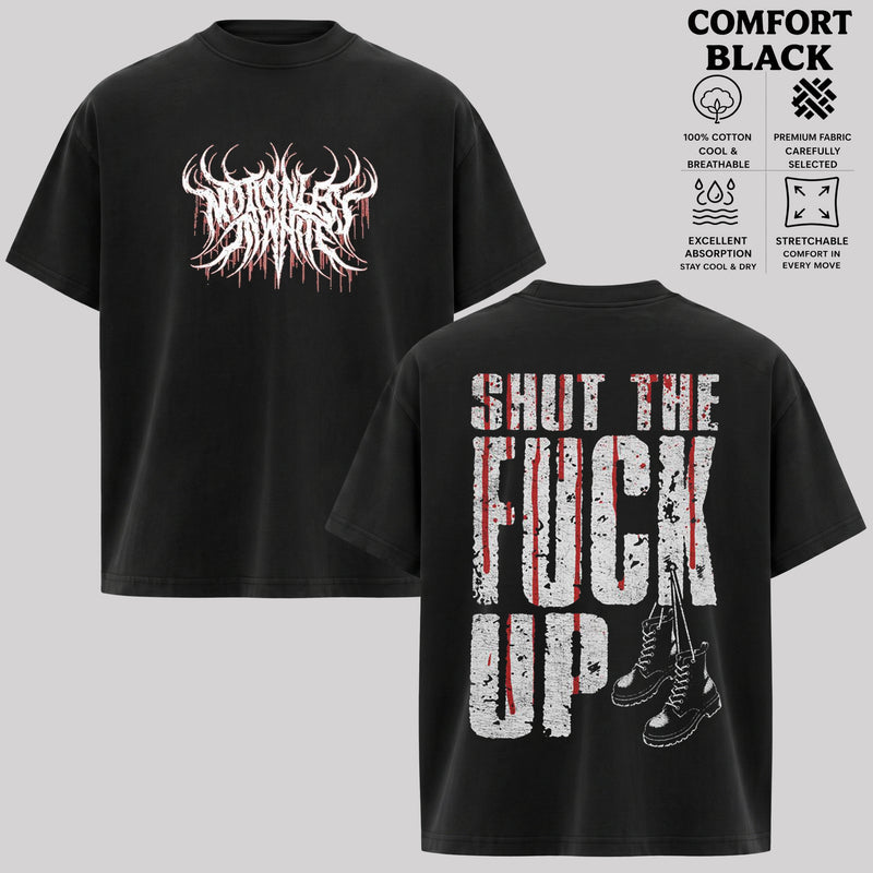 Motionless In White STFU Graphic Black T-Shirt  & Hoodie