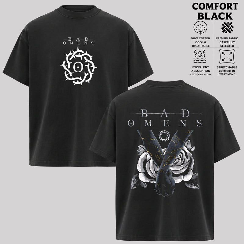Retro Bad Omens Merch Bad Omens American Metalcore Band T Shirt & Hoodie