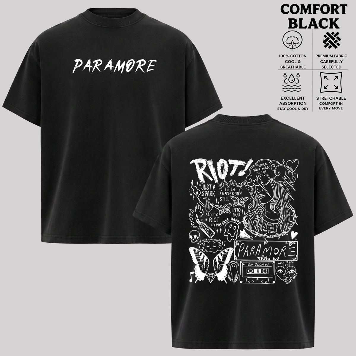 Paramore Riot Era Shirt & Hoodie