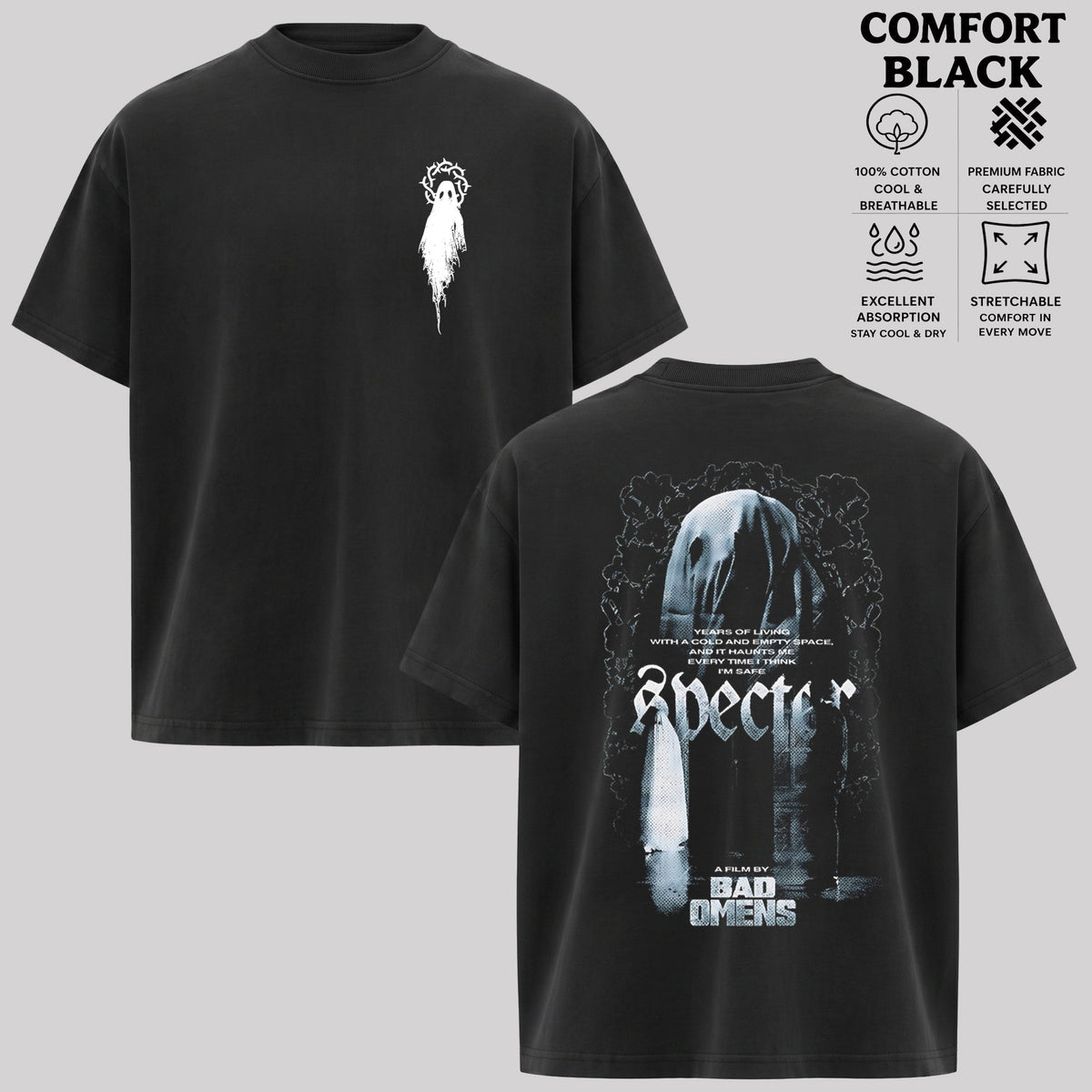 Bad Omens Ghost Graphic Tee & Hoodie