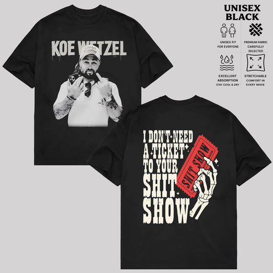 Koe Wetzel Country Music Graphic T-Shirt & Hoodie