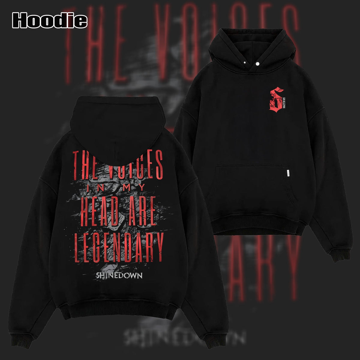 Vintage Shinedown The Voices T-shirt & Hoodie