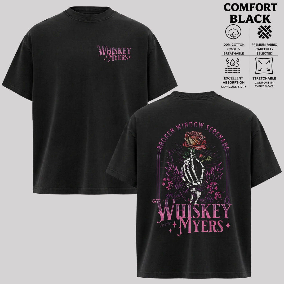 Whiskey Myers Graphic T-Shirt & Hoodie