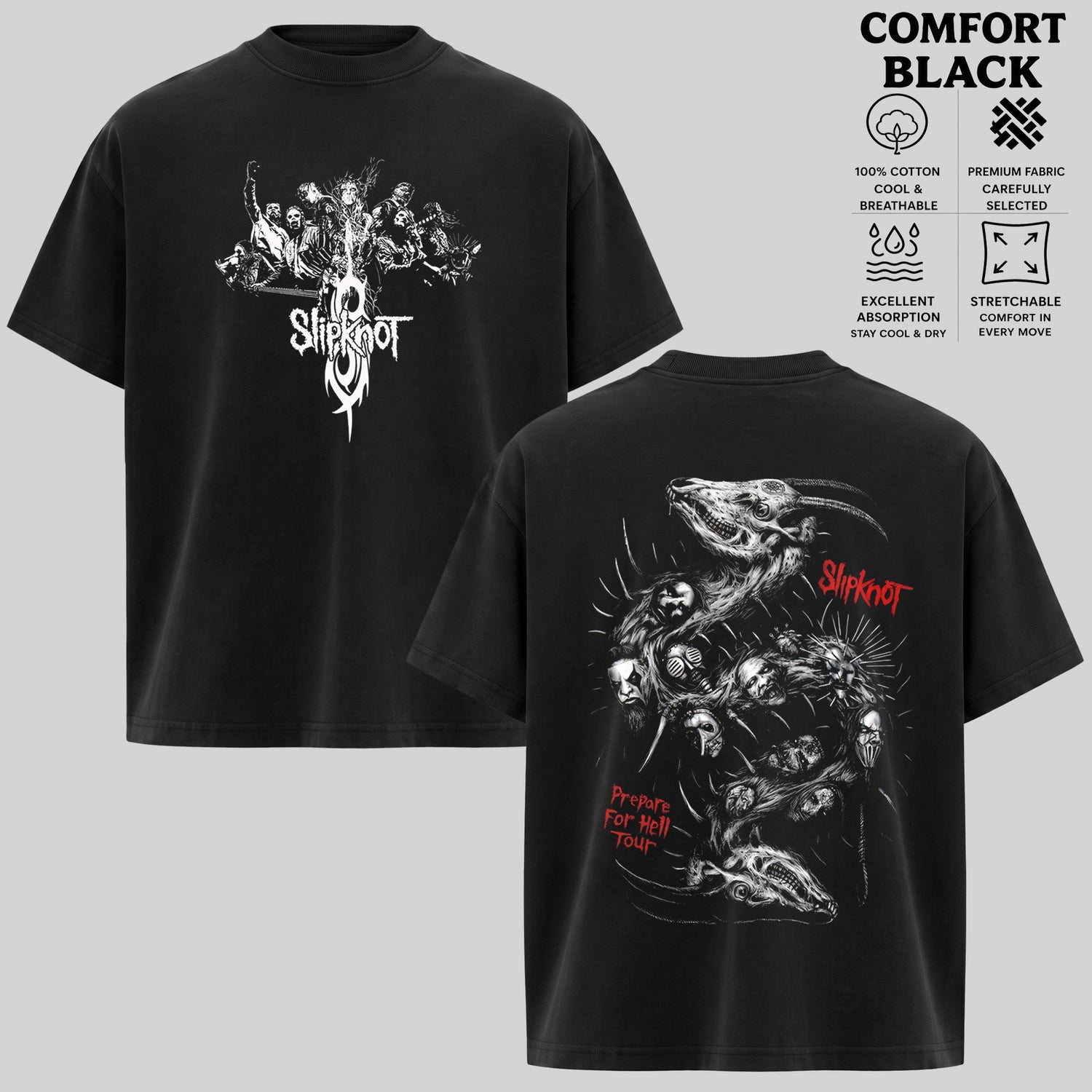 Vintage Camiseta Slipknot Hell Tour T-shirt & hoodie