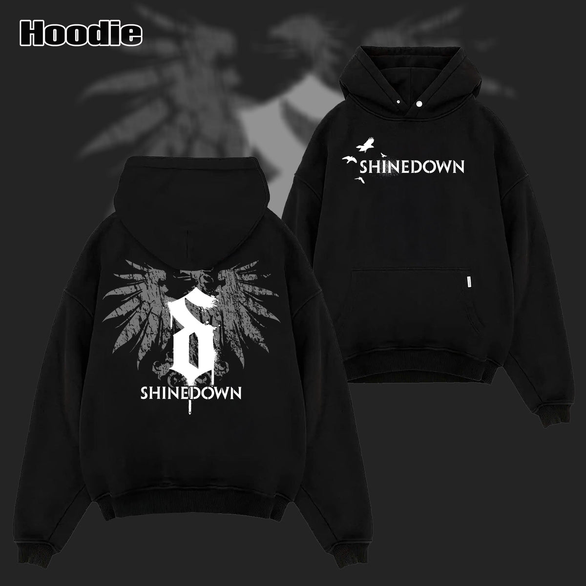 Vintage Shinedown Tour America Rock T Shirt & Hoodie
