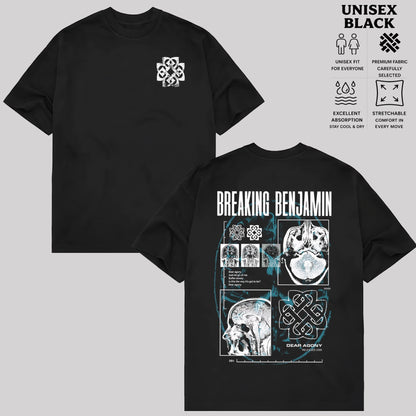Vintage Breaking Benjamin X-Ray Collage T-Shirt & Hoodie